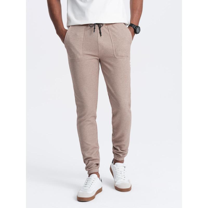 Férfi V2 OM-PASK-0211 melegítőnadrág kávé