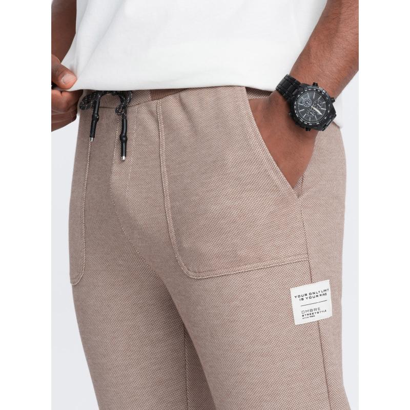 Férfi V2 OM-PASK-0211 melegítőnadrág kávé