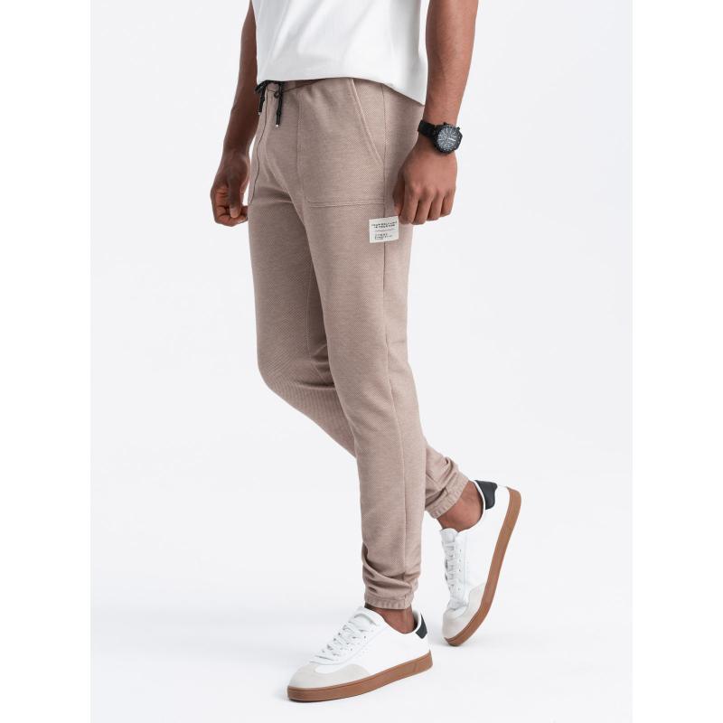 Férfi V2 OM-PASK-0211 melegítőnadrág kávé