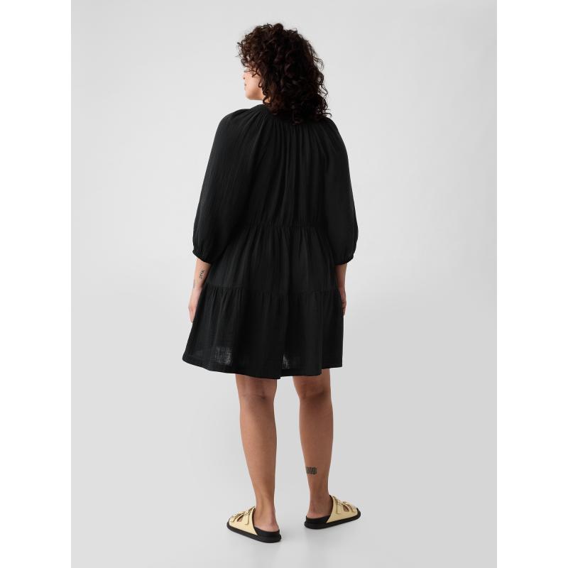 Mušelínové mini šaty