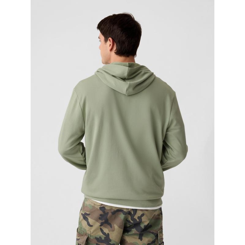 Kapucnis pulóver logóval és kapucnival