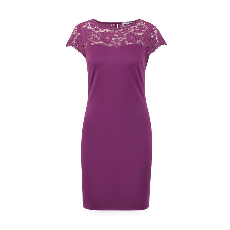 Fialové dámske šaty