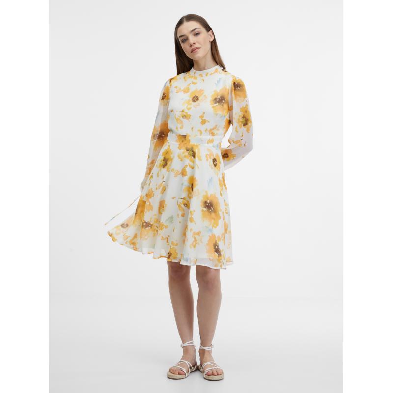 Fehér női virágos ruha