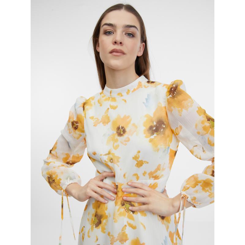 Fehér női virágos ruha