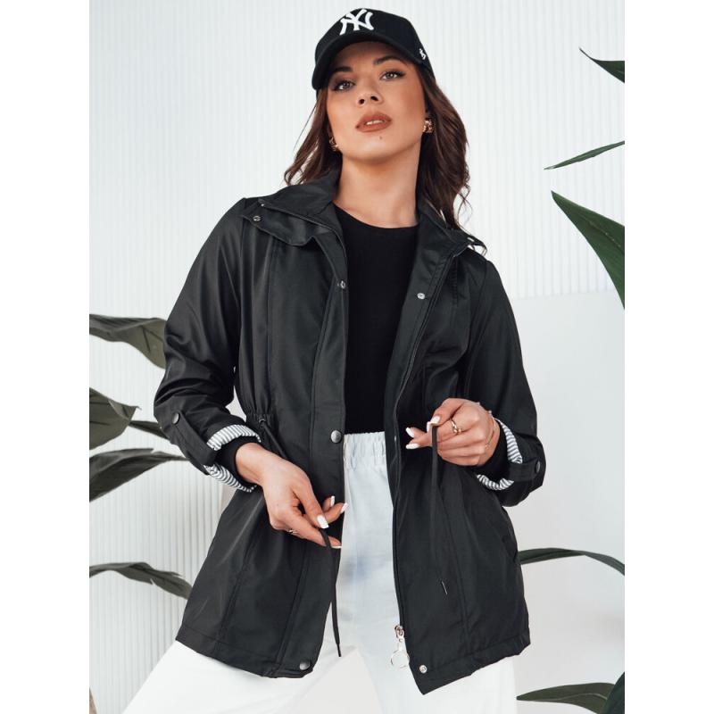 Női parka dzseki DARINAS fekete