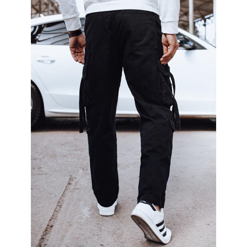 Pánské cargo kalhoty černé