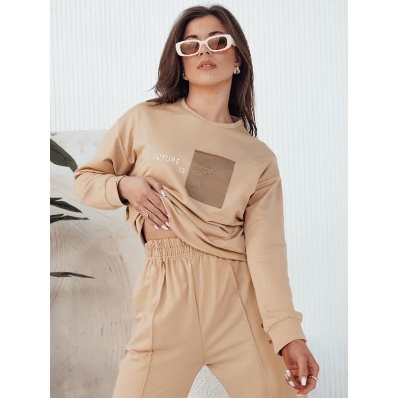 Női tréningruha FUTURE camel