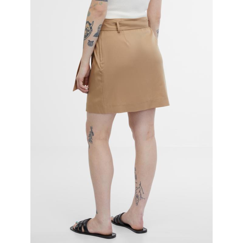 Hnědá dámská sukně