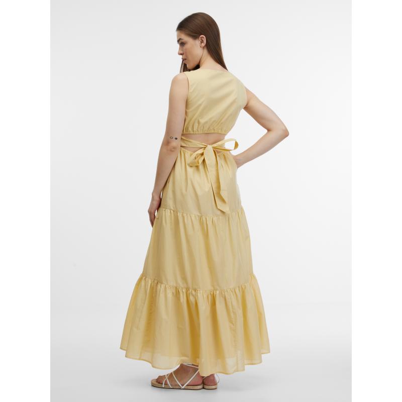 Žluté dámské šaty