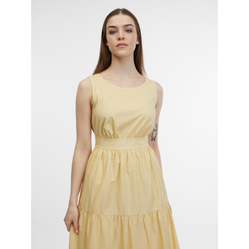 Žluté dámské šaty