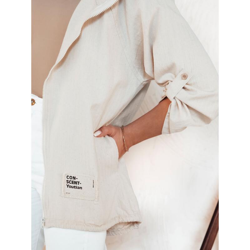 Dámska prechodná bunda MANDIA svetlo béžová