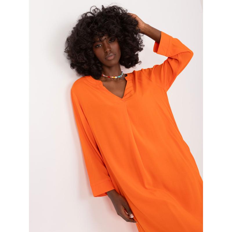 Dámské šaty SUBLEVEL oranžové  