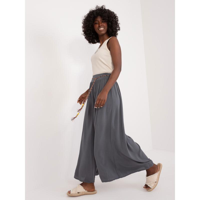 Dámské kalhoty OCH BELLA tmavě šedé