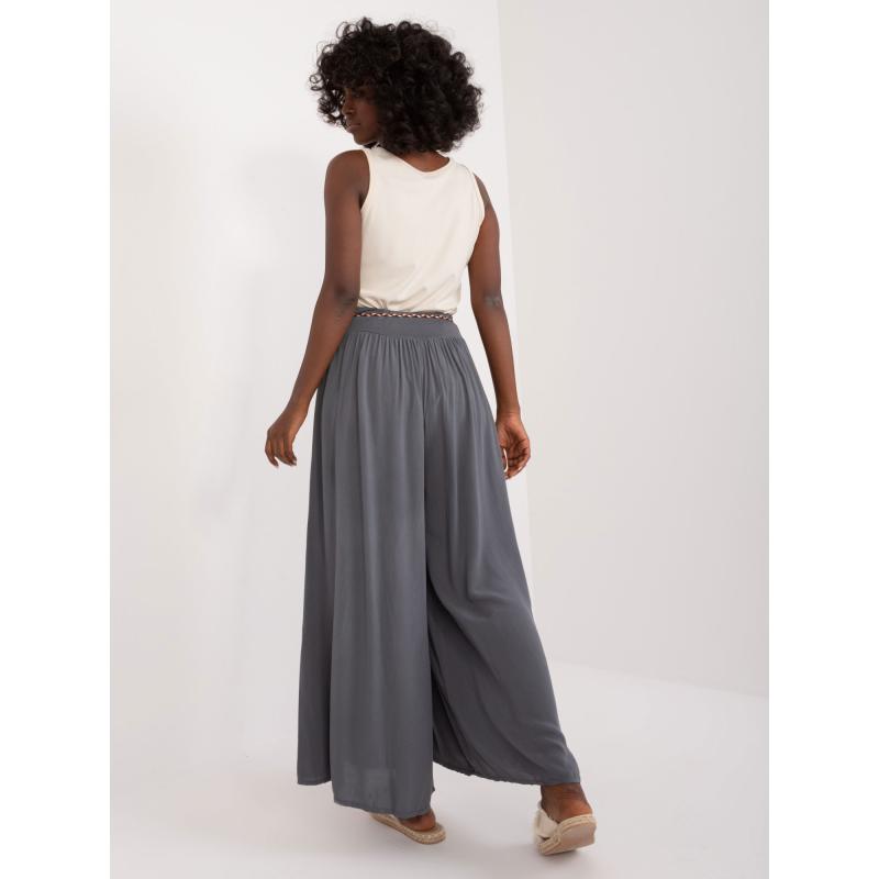 Dámské kalhoty OCH BELLA tmavě šedé