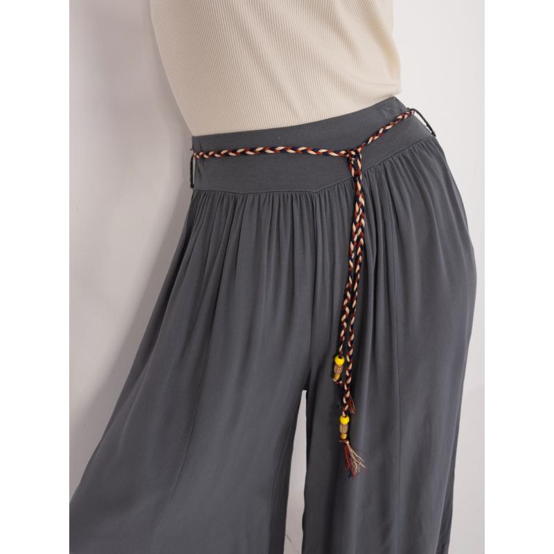 Dámské kalhoty OCH BELLA tmavě šedé