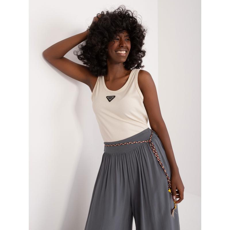 Dámské kalhoty OCH BELLA tmavě šedé