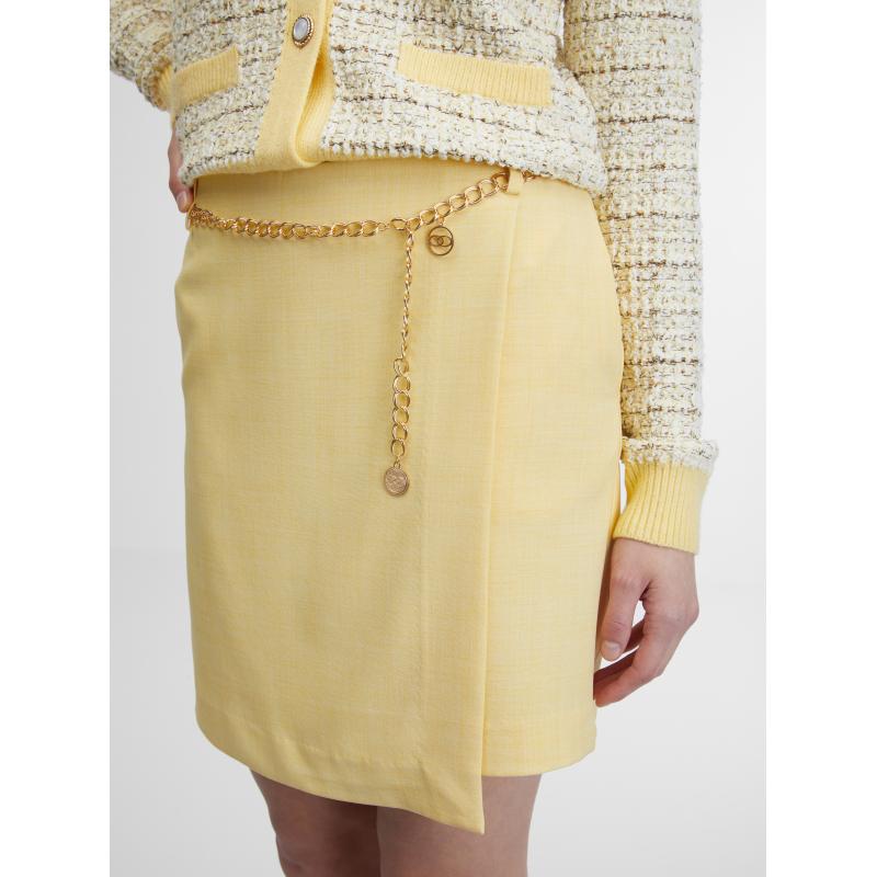 Žlutá dámská sukně
