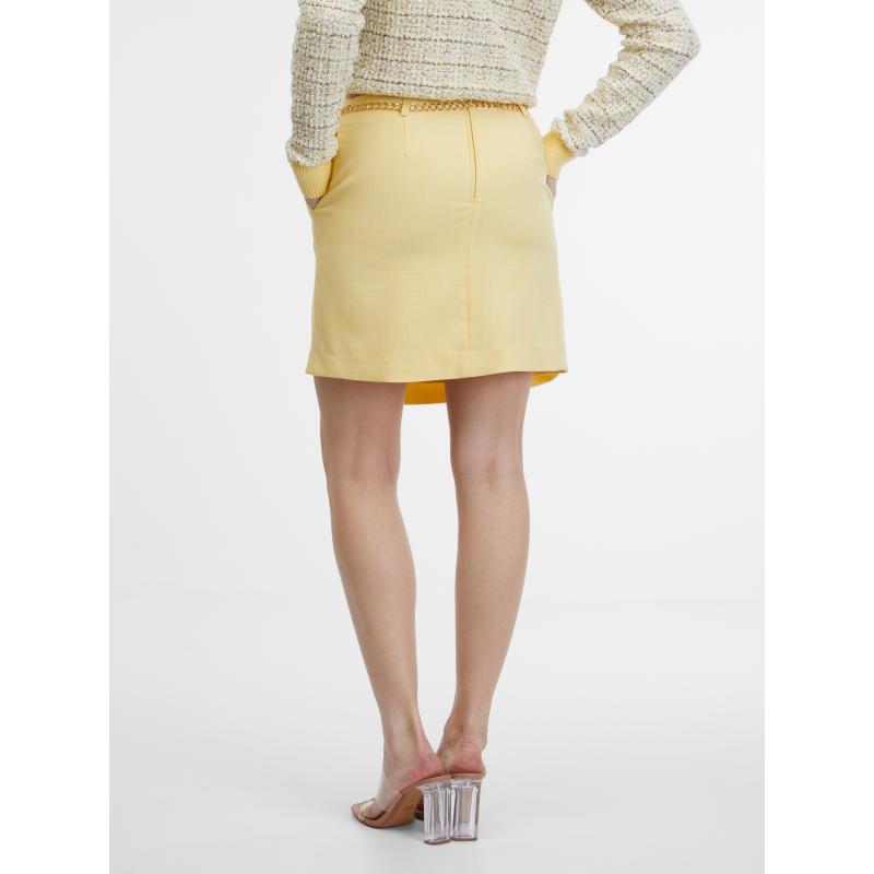 Žlutá dámská sukně