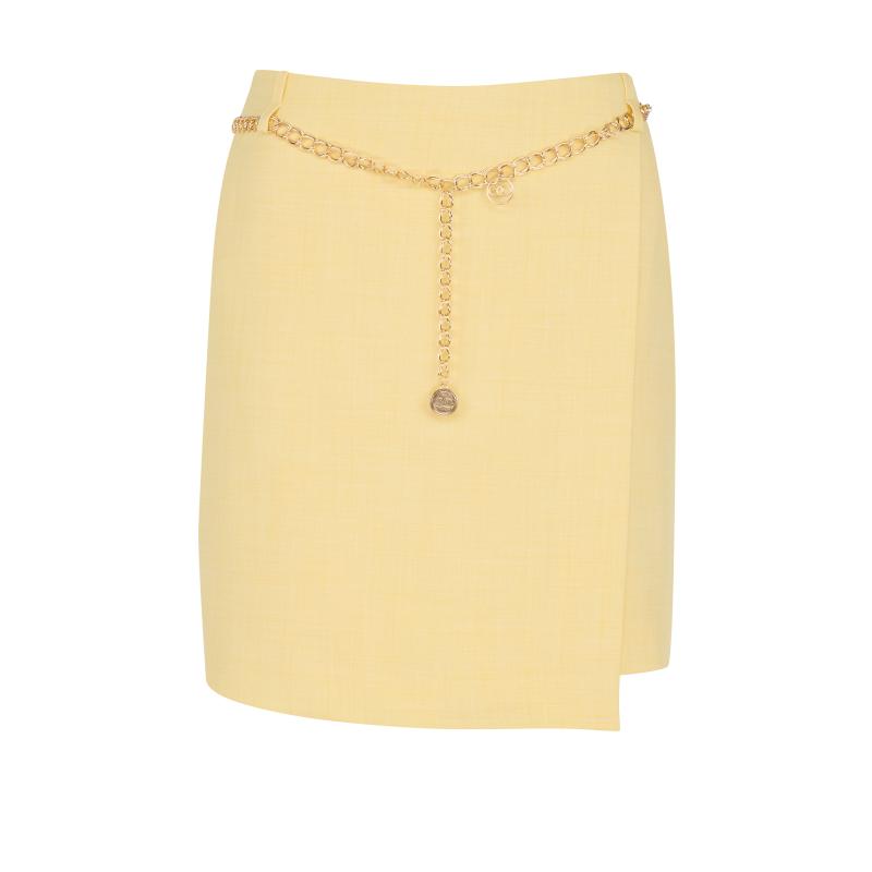 Žlutá dámská sukně