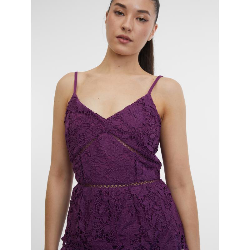 Lila női csipke felső