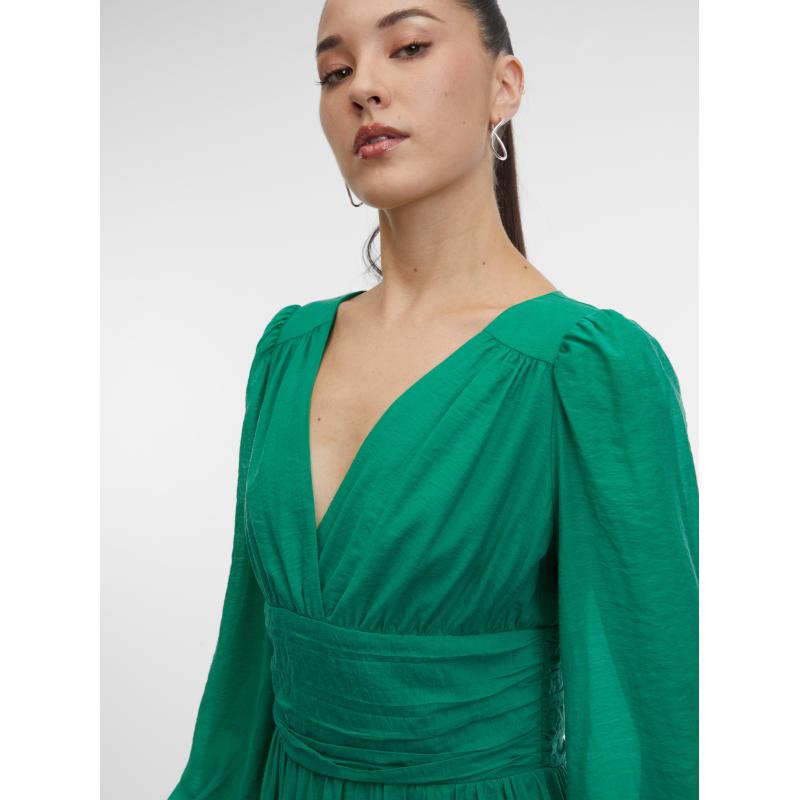 Zelené dámské maxi šaty