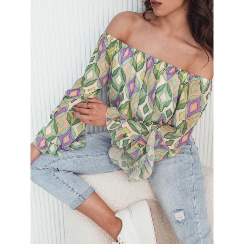 Dámská španělská halenka SPRIAN zelená