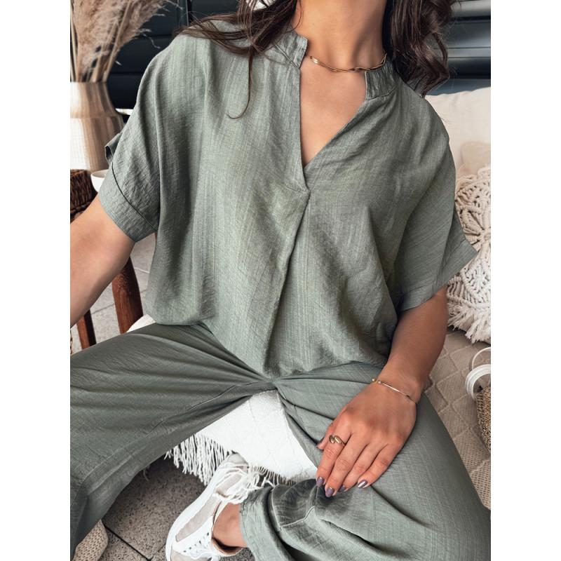 Női blúz NAMAYAS khaki