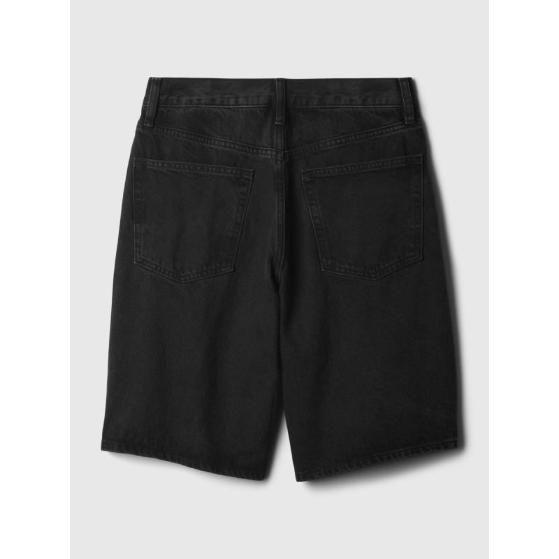 Džínsové šortky so strednou výškou