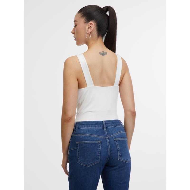 Krémový dámský top