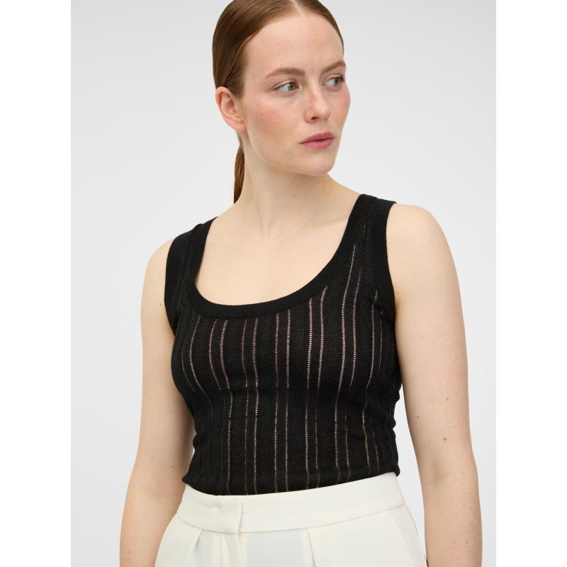 Čierny dámsky top
