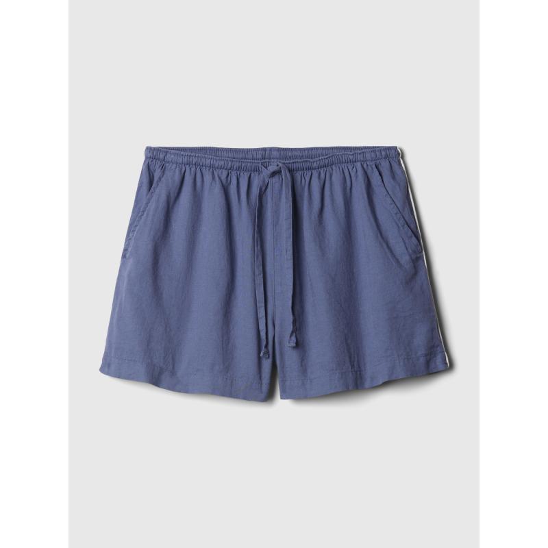 Lněné pyžamové kraťasy