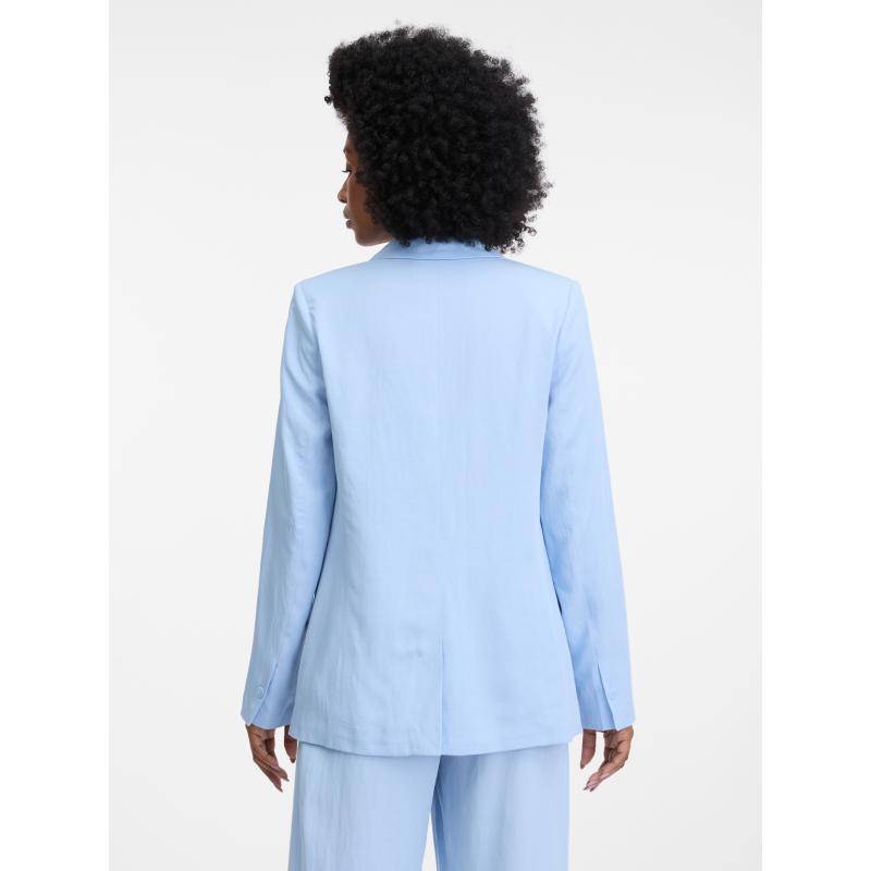 Svetlomodrá dámska bunda