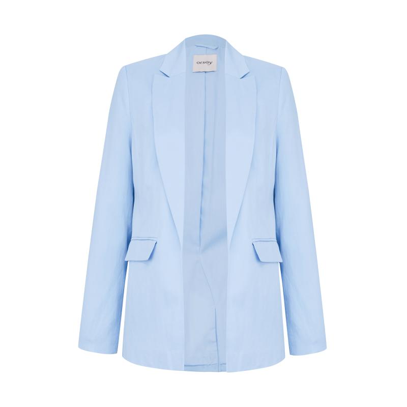 Svetlomodrá dámska bunda