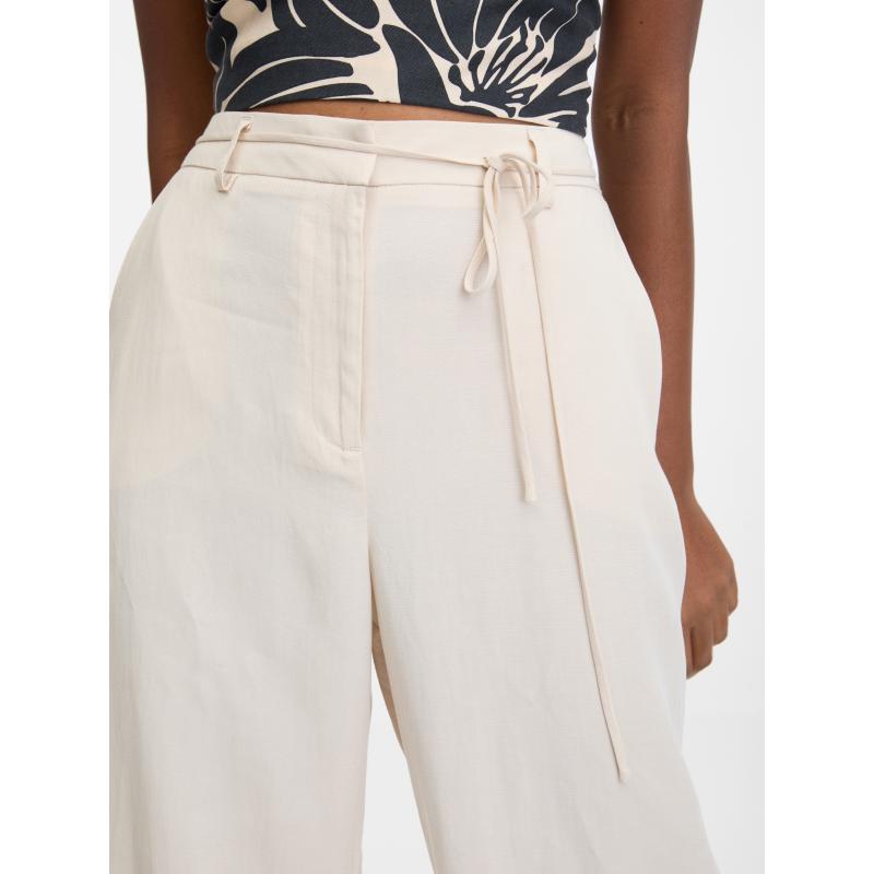 Béžové dámské kalhoty