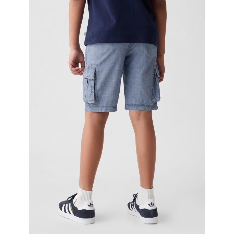 Dětské džínové cargo kraťasy