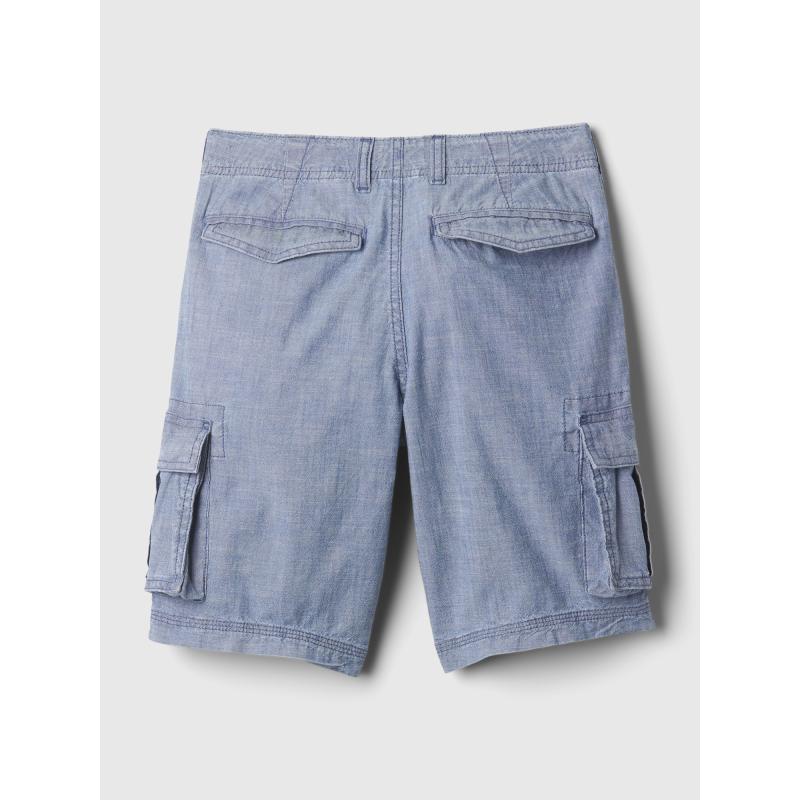 Dětské džínové cargo kraťasy