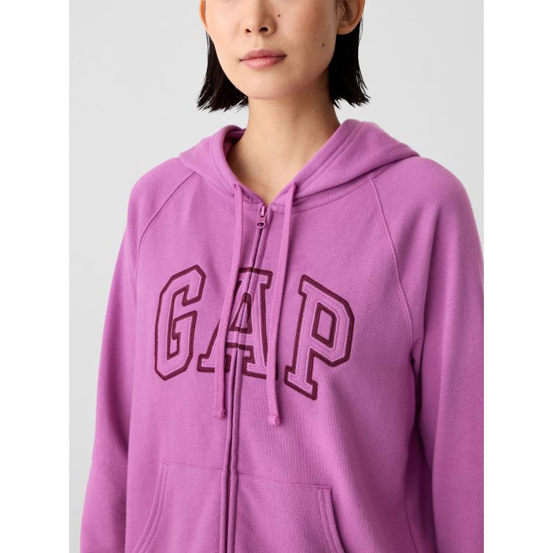 Kapucnis pulóver logóval és kapucnival