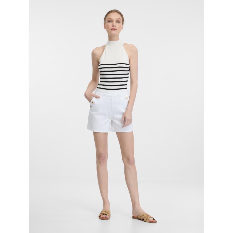 Bílé dámské tílko