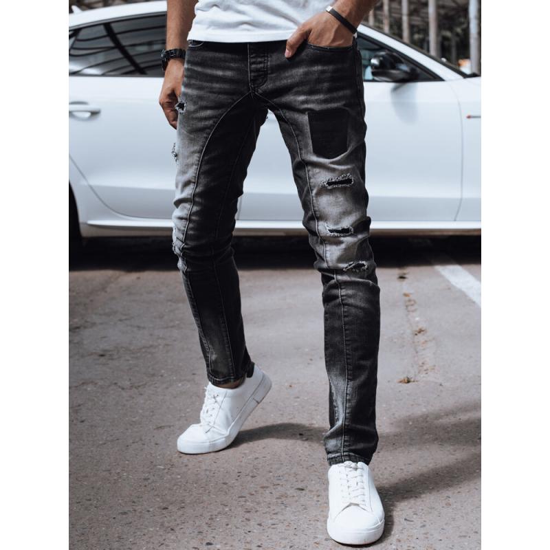 Pánske džínsové nohavice SEVA čierne