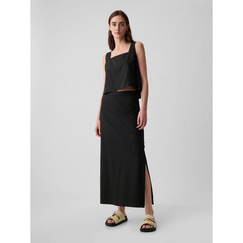 Vászon maxi szoknya