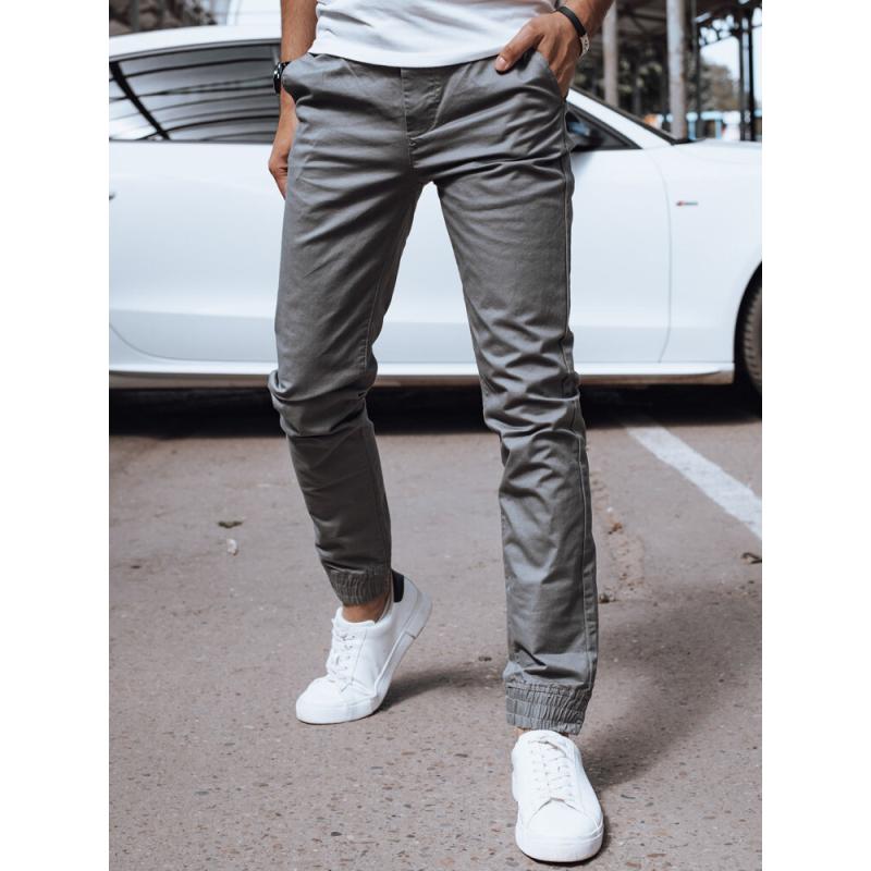 Pánske džínsové nohavice ORES tmavo šedé