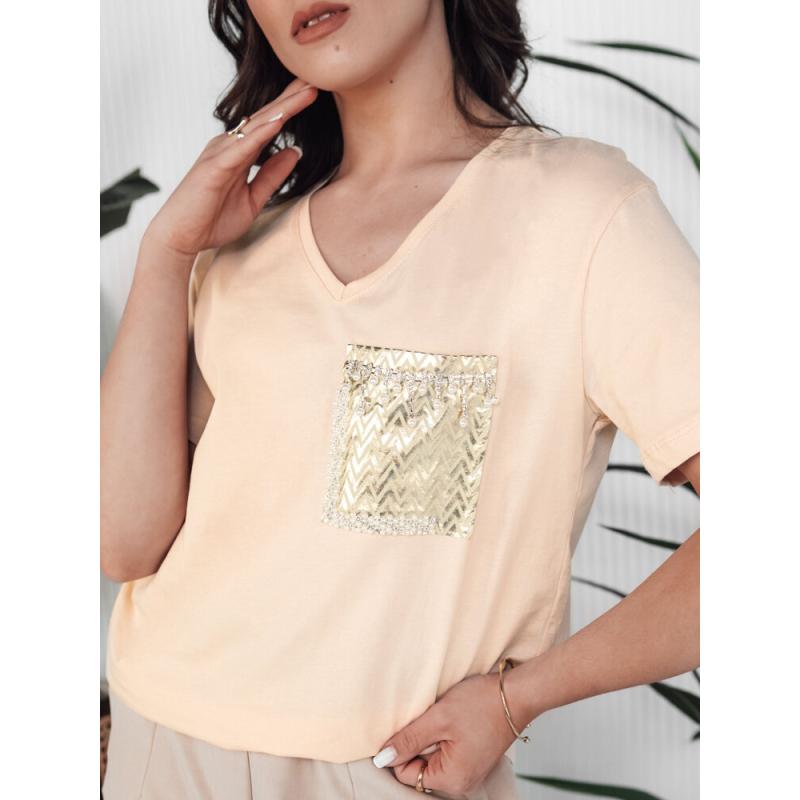 Dámské tričko TASTI broskvová