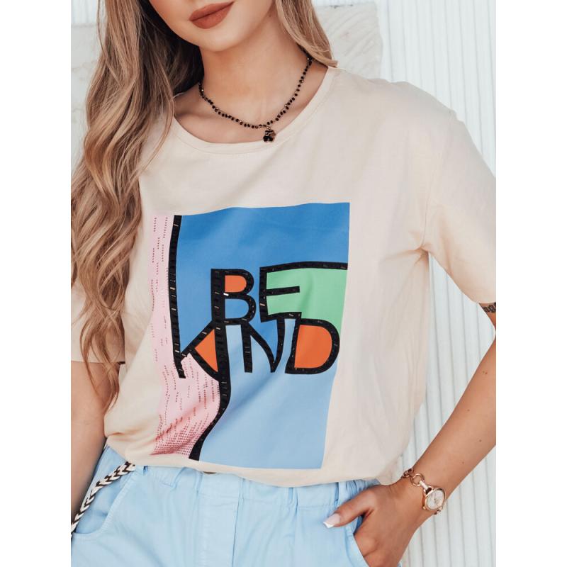 Dámské tričko KINDBE broskvová barva