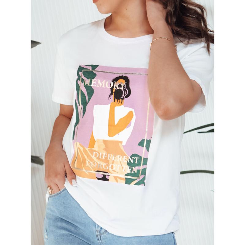 Dámske tričko MEMORY biela