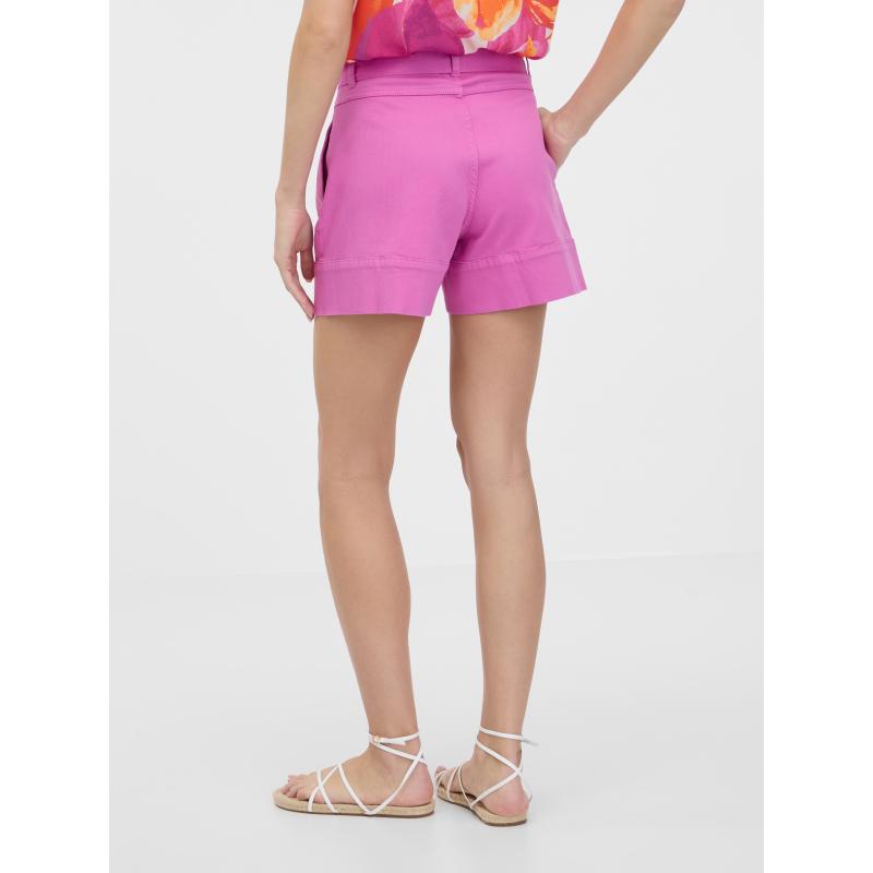 Rózsaszín női farmer rövidnadrág