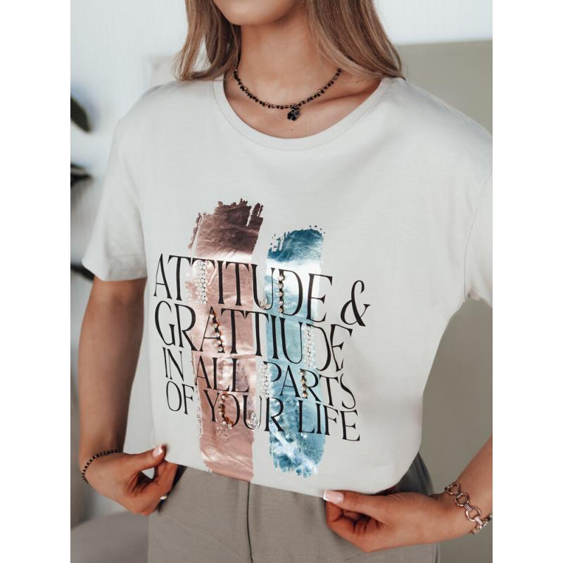 MISTAL női póló világosszürke