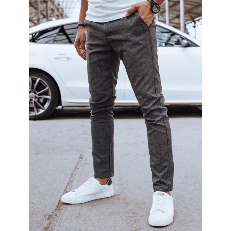 Pánské volnočasové kalhoty MIRA tmavě šedé