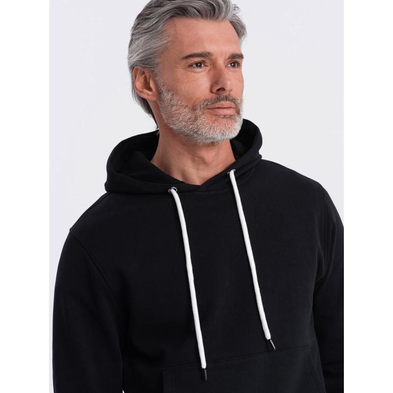 Pánská klokaní mikina s kapucí černá 
