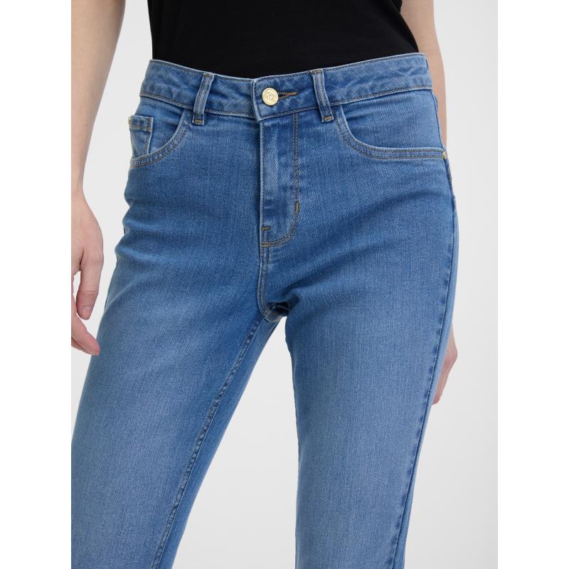 Svetlomodré dámske úzke džínsy