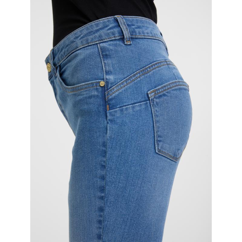 Svetlomodré dámske úzke džínsy